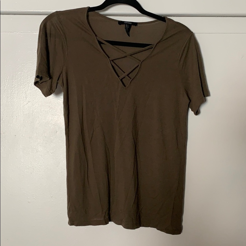 Olive green shirt
